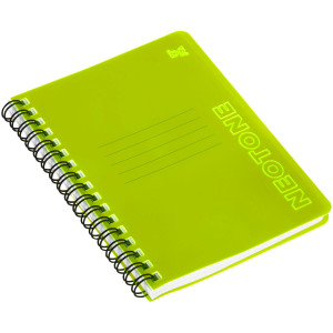 Записная книжка А6 60л. на гребне BG "Neotone", желтый