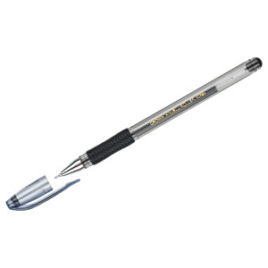 Ручка гелевая Crown "Hi-Jell Needle Grip" черная, 0,7мм